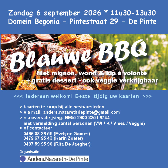 Blauwe BBQ