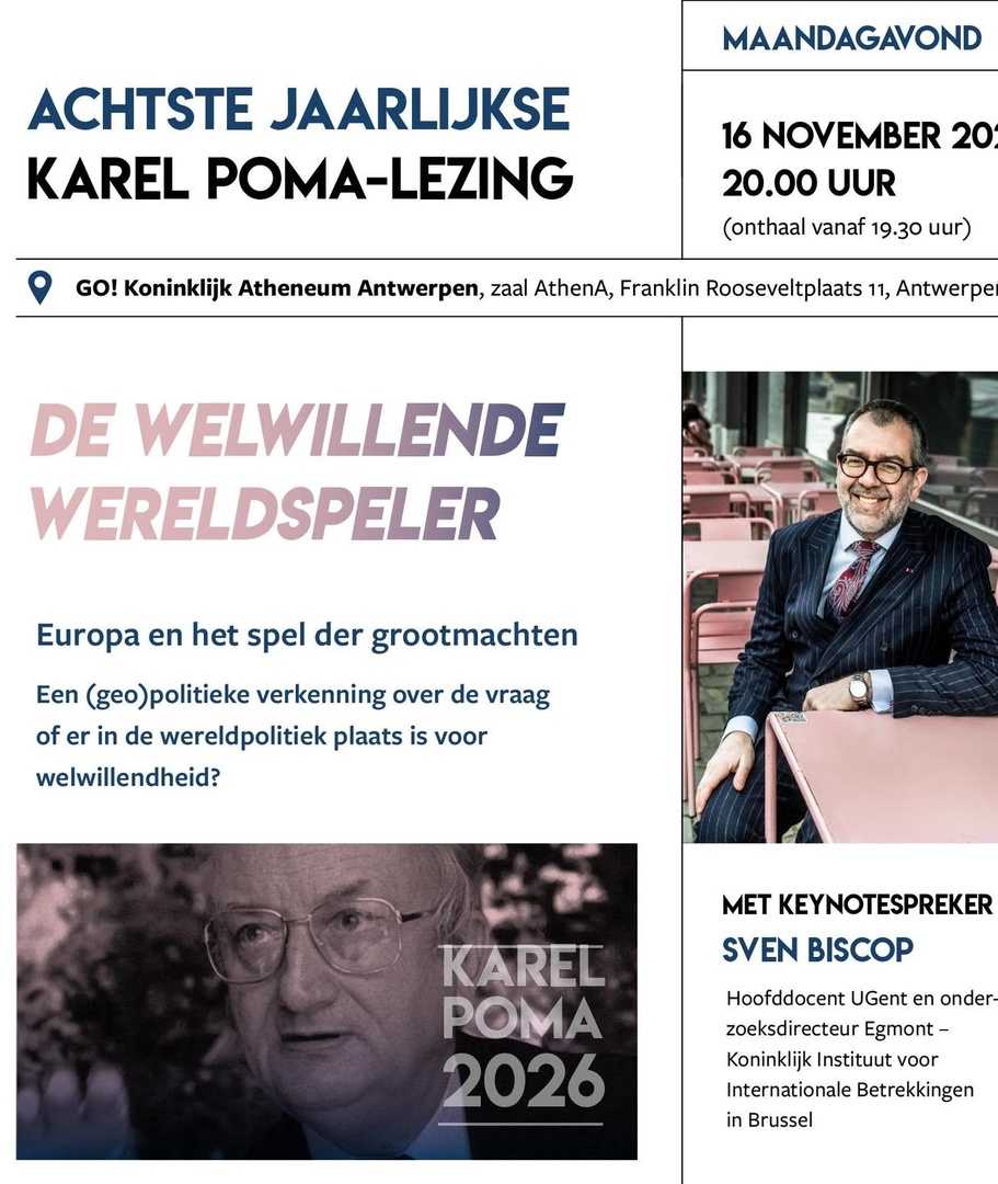 8e Karel Poma Lezing - Antwerpen